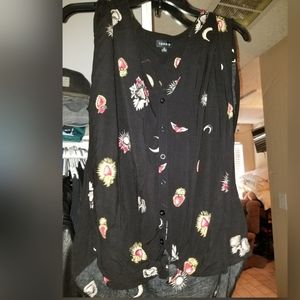 🔥 torrid blouse  size 0 plus size